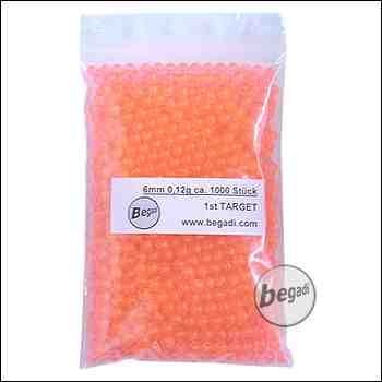 1.000 1ST TARGET DELIGHT BBs 6mm 0,12g orange - Airblister