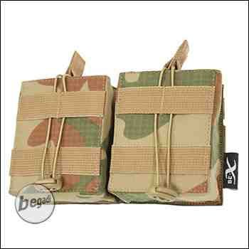 BE-X Open Mag Pouch, double, für HK417 - V2, Rip Stop - rooivalk