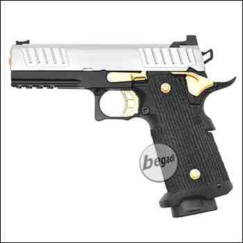 Army Armament R603 HiCapa GBB -Chrom / Gold Edition- (frei ab 18 J.)