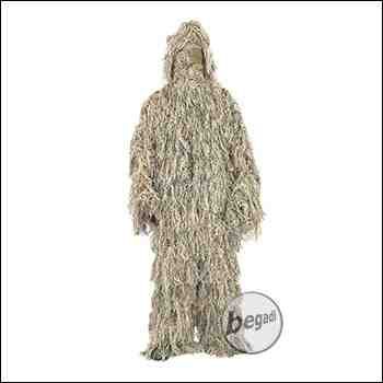 BEGADI Ghillie / Scharfschützenanzug "Faden", 5teilig, braun - Gr. XL/XXL